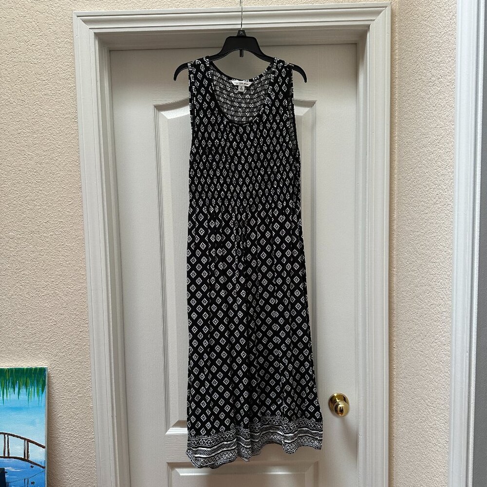 Croft&Barrow smocked midi dress